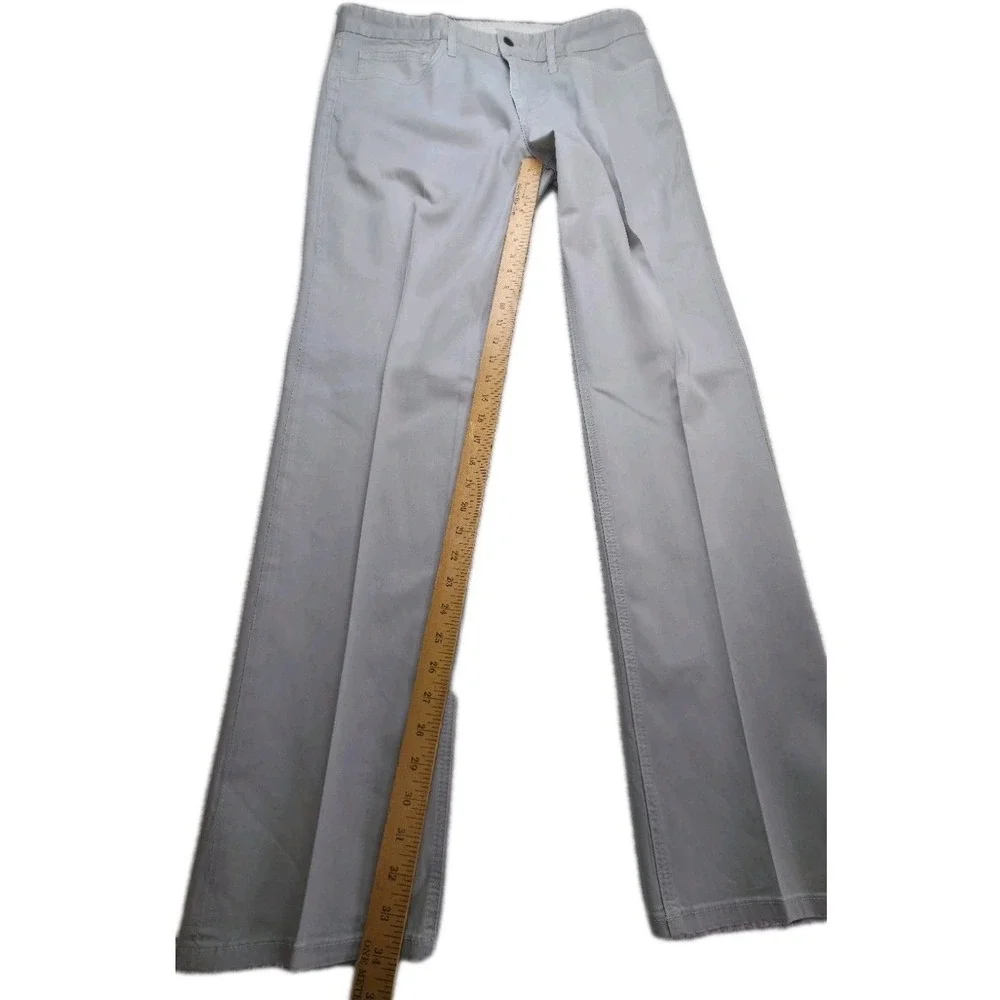 Joe's Jeans Men's Size 36 Light Gray Stretch Twill Pants Straight Five Pkt